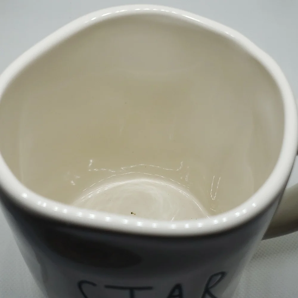 Rae Dunn coffee mug STAR white